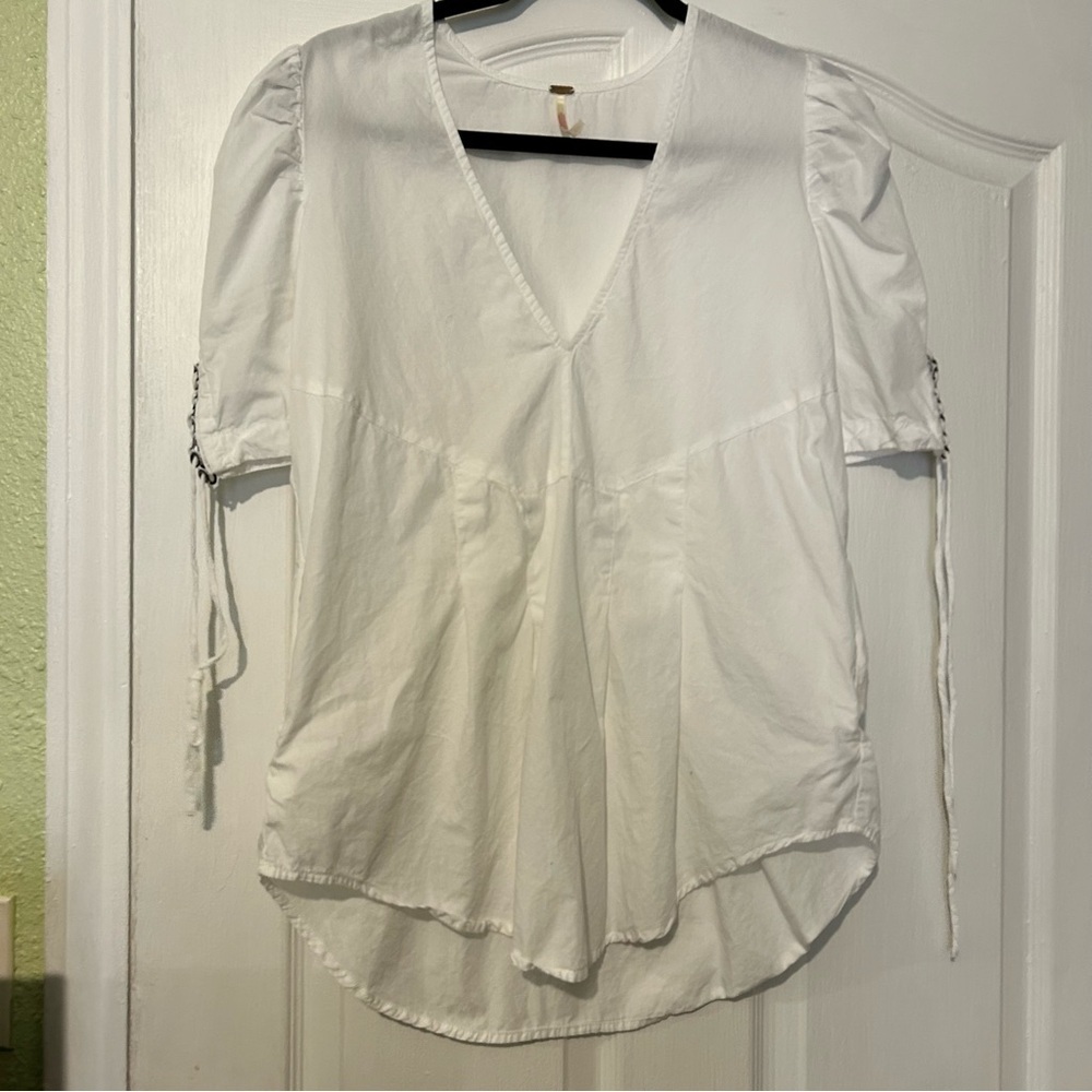 Free People Emmy Solid Tunic Size xs with pockets - Picture 3 of 16